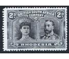 SG129. 1910 2d Black and slate. Superb fresh mint with fantastic