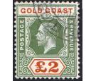 SG102. 1921 £2 Green and orange. Choice superb fine used...