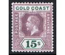 SG100. 1921 15/- Dull purple and gree (Die I). Very fine perfect