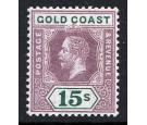 SG100. 1921 15/- Dull purple and green. Choice superb fresh perf