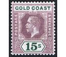 SG100. 1921 15/- Dull purple and green. Brilliant fresh well cen