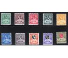 SG103-112. 1928 Set of 10. Brilliant fresh mint...