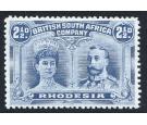 SG184. 1910 2 1/2d Ultramarine. Perf. 13.5. Superb fresh mint...