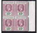 SG100a. 1924 15/- Dull purple and green (Die II). Brilliant mint