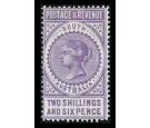 SG195a. 1886 2/6 Dull violet. Superb fresh mint...