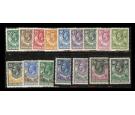 SG1-16. 1925 Set to 10/-. Superb mint...