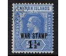 SG55. 1917 1 1/2d on 2 1/2d Deep blue. Superb fine used...