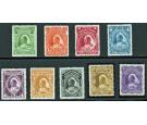 SG66-74. 1897 Set of 9. Choice superb mint...