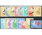 SG90-105. 1962 Set of 16. Post Office fresh U/M mint...