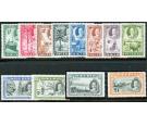 SG34-45. 1936 Set of 12. Brilliant fresh U/M mint...