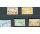 SG230-234. 1933 Set of 5. Brilliant U/M mint...