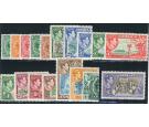 SG121-133a. 1938 Set of 13. Brilliant fresh U/M mint...