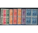 SG83-90. 1897 Set of 8. Superb mint blocks...