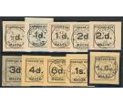 SG D1-10. 1925 Set of 10. Brilliant fine used...