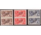 SG83a-85a. 1927 Set of three 'Wide & Narrow Dates' In Pairs...