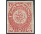 SG23. 1861 1/- Rose-lake. Lovely mint...