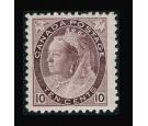 SG163. 1898 10c Pale brownish purple. Superb U/M mint...