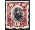 SG50a. 1897 1/- Black and red-brown. No hyphen before "TAHA". Su