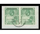 SG2. 1922 1d Green. Superb fine used pair...