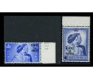 SG74-75. 1948 Set of 2. Brilliant U/M mint...