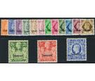 SG261-275. 1949 'TANGIER'. Set of 15. U/M mint