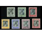 SG145-151. 1906 Set of 7. Select superb fine used...