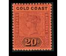 SG25. 1894 20s Dull mauve and black/red. Superb fresh mint...