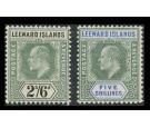 SG27-28. 1902 2/6 and 5/-. Both superb fresh mint...