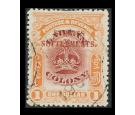 SG151. 1907 $1 Claret and orange. Very fine used with 'LABUAN'..