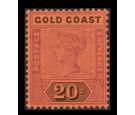 SG25. 1894 20s Dull mauve and black/red. Brilliant fresh U/M min