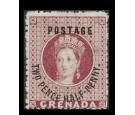 SG25. 1881 2 1/2d Claret. Superb fresh mint with exceptional col