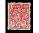 SG67. 1912 5/- Deep rose-red. Superb fine used...