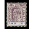 SG69. 1902 5/- Dull purple and blue. Brilliant fresh mint...