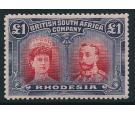 SG166. 1910 £1Rose-scarlet and bluish-black. Very fine fresh we