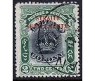 SG142. 1906 2c Black and green. Superb fine used...