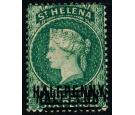 SG34b. 1884 1/2d Emerald 'Surcharge Double'. Very fine mint...