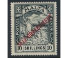 SG121. 1922 10/- Black. Superb fresh mint...