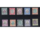 SG1-10. 1903 Set of 10. Superb fresh mint...