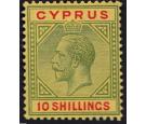 SG100. 1923 10/- Green and red/pale yellow. Superb mint...