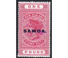 SG132. 1918 £1 Rose-carmine. Choice fresh mint...