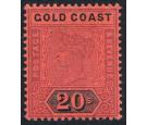 SG25. 1894 20s Dull mauve and black/red. Brilliant fresh well ce