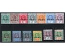 SG86s-102s. 1921 Set of 13. 'SPECIMEN'. Very fine mint...