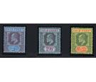 SG66-68. 1910 2/- tp 5/-. Superb fresh mint...