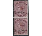 SG32. 1898 2 1/2 on 1a Plum. Post Office fresh U/M mint pair...