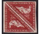 SG18. 1864 1d Deep carmine-red. Beautiful mint pair...