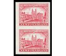 SG239a. 1933 4c Carmine. 'Imperforate Pair'. Brilliant U/M mint.