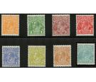 SG124-131. 1931 Set of 8. Choice superb fresh mint...