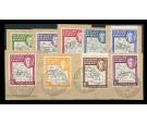 SG G9-G16. 1946 Set of 9. Superb fine used on piece...