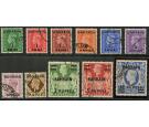 SG50-60a. 1948 Set of 11. Superb fine used...