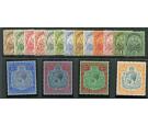 SG77-93. 1922-32. Set of 16. Superb fresh mint...